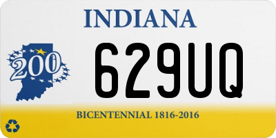 IN license plate 629UQ