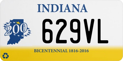 IN license plate 629VL