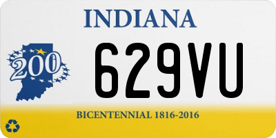 IN license plate 629VU