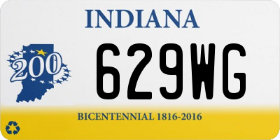 IN license plate 629WG