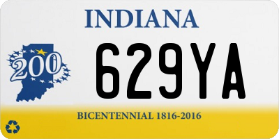 IN license plate 629YA