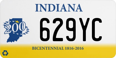 IN license plate 629YC