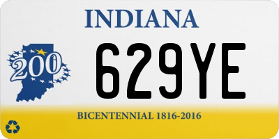 IN license plate 629YE