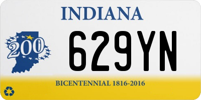 IN license plate 629YN