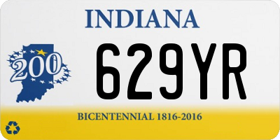 IN license plate 629YR