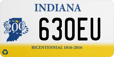 IN license plate 630EU