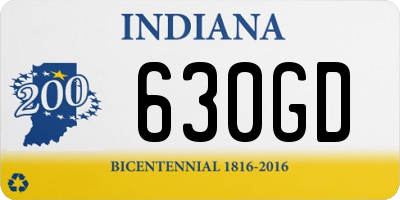 IN license plate 630GD