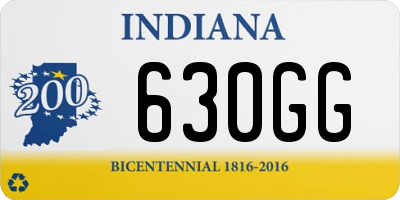 IN license plate 630GG