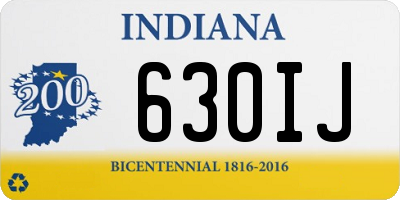 IN license plate 630IJ