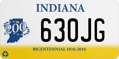 IN license plate 630JG