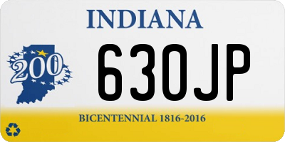 IN license plate 630JP