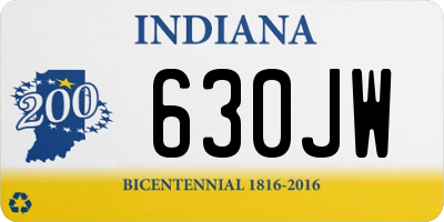 IN license plate 630JW