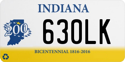 IN license plate 630LK