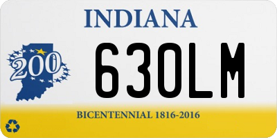 IN license plate 630LM