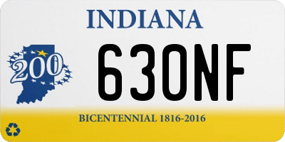 IN license plate 630NF