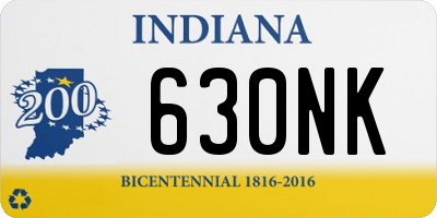 IN license plate 630NK