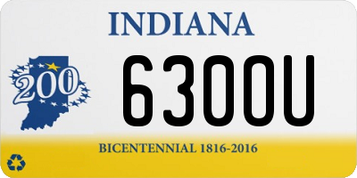 IN license plate 630OU