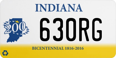 IN license plate 630RG