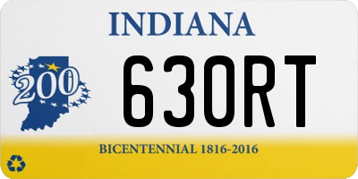 IN license plate 630RT