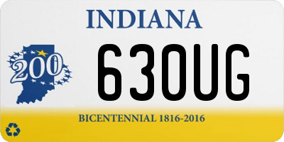 IN license plate 630UG