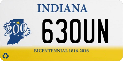 IN license plate 630UN