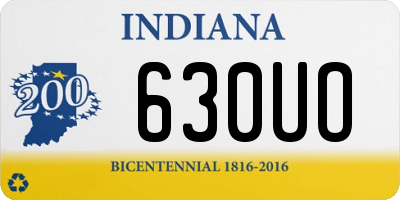 IN license plate 630UO