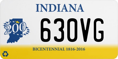 IN license plate 630VG