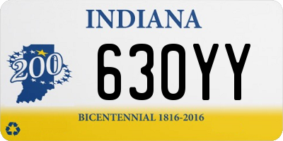 IN license plate 630YY