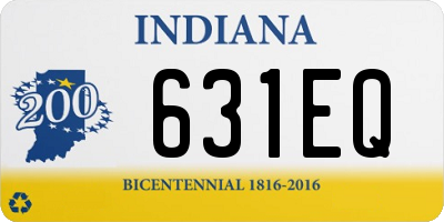 IN license plate 631EQ