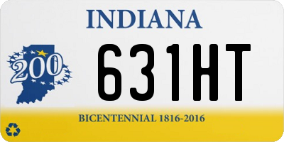 IN license plate 631HT