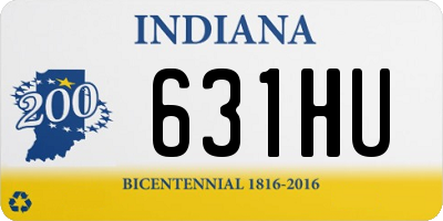 IN license plate 631HU