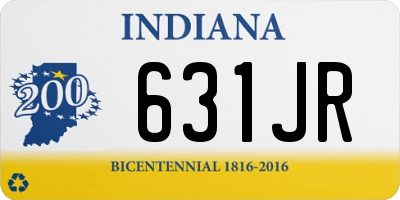 IN license plate 631JR