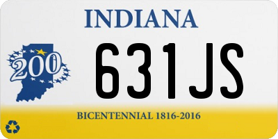 IN license plate 631JS