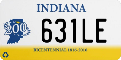 IN license plate 631LE