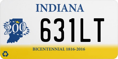 IN license plate 631LT