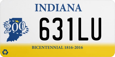 IN license plate 631LU