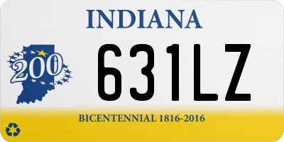 IN license plate 631LZ