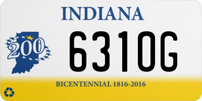 IN license plate 631OG