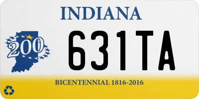 IN license plate 631TA