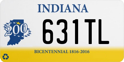 IN license plate 631TL