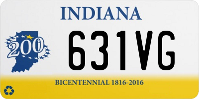 IN license plate 631VG