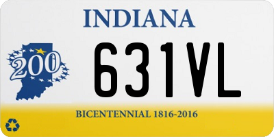 IN license plate 631VL