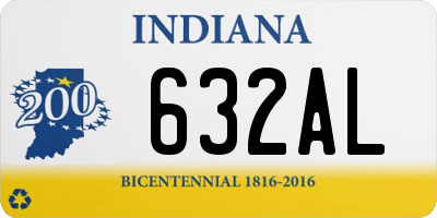 IN license plate 632AL