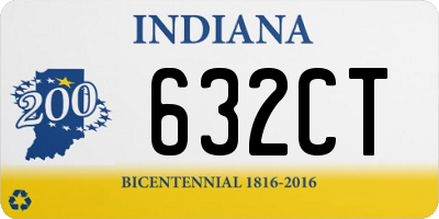 IN license plate 632CT