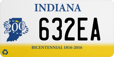 IN license plate 632EA