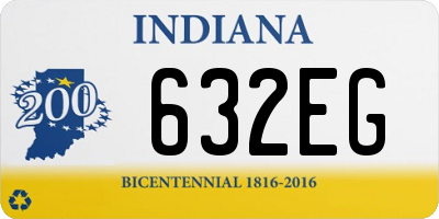 IN license plate 632EG