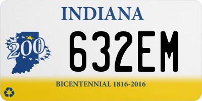 IN license plate 632EM