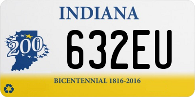 IN license plate 632EU