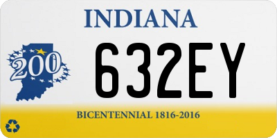 IN license plate 632EY