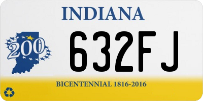 IN license plate 632FJ